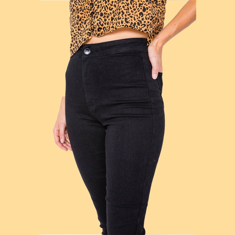 ❌SOLD OUT❌🌺Sandy High Waist Stretch Skinny Jeans - Picture 3 of 5
